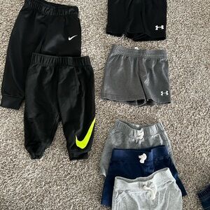 Nike Pants, Under Armor & Carters Shorts